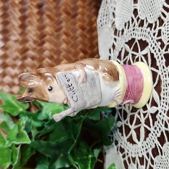 👉*VTG* BESWICK BEATRIX POTTER TAILOR OF GLOUCESTER FIGURE 1949 ~EXCELLENT COND - Picture 3 of 6
